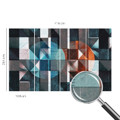 Vintage tapete Abstrakte Formen