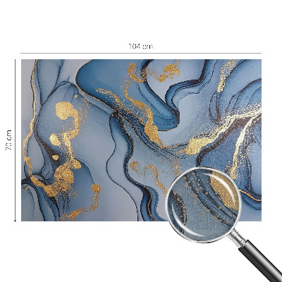 Hochwertige Bildtapete Blaue Wellen