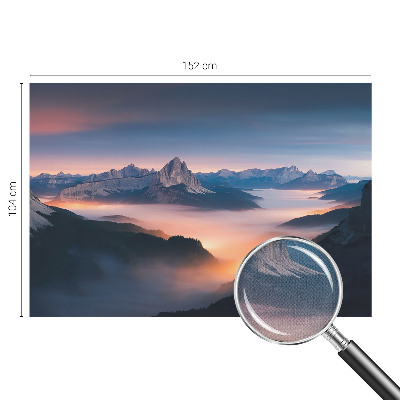 Selbstklebende Fototapete Die aufgehende Sonne