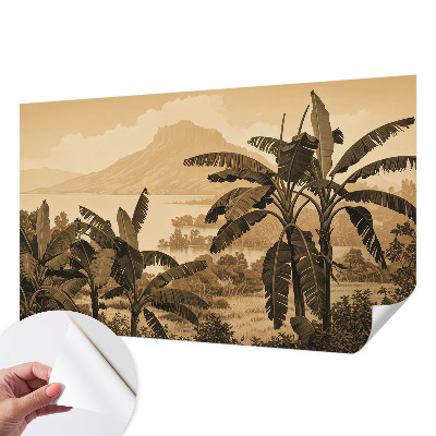 Selbstklebende Fototapete fürs Kinderzimmer Tropisches Panorama