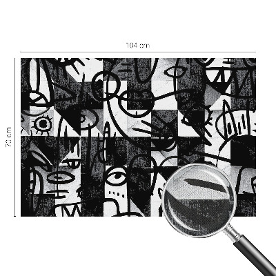 Selbstklebende Fototapete fürs Kinderzimmer Chaos zeichnen