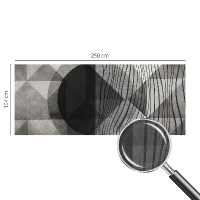 44D-Fototapete fürs Wohnzimmer Abstrakte Formen