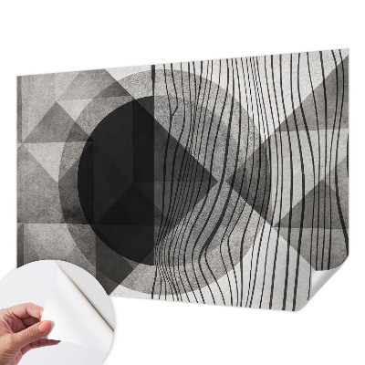 44D-Fototapete fürs Wohnzimmer Abstrakte Formen