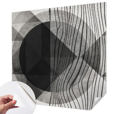 44D-Fototapete fürs Wohnzimmer Abstrakte Formen