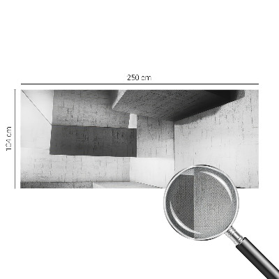 44D-Fototapete mit geometrischen Skulpturen als Motiv
