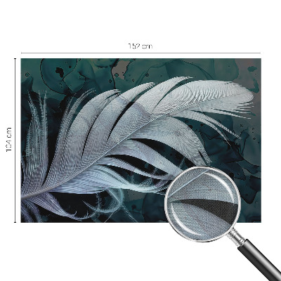 44D-Fototapete fürs Schlafzimmer Ätherische Feder