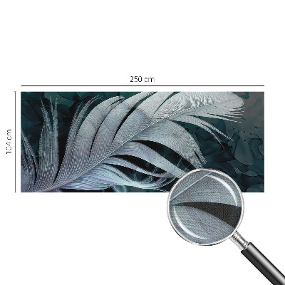 44D-Fototapete fürs Schlafzimmer Ätherische Feder