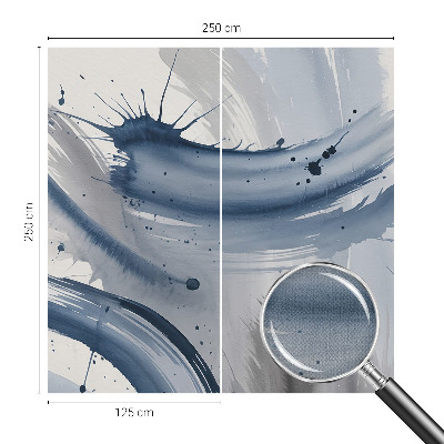 Moderne Fototapete nach Maß Künstlerische Pinselstriche