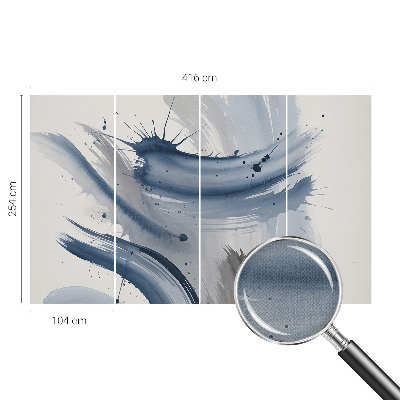 Moderne Fototapete nach Maß Künstlerische Pinselstriche