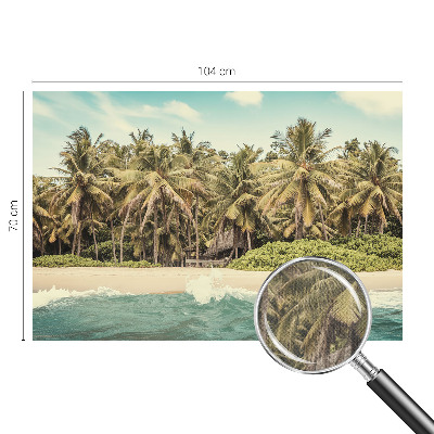 Motivtapete fürs Wohnzimmer Tropischer Strand