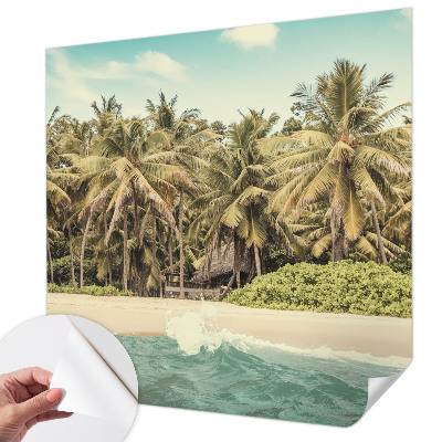Motivtapete fürs Wohnzimmer Tropischer Strand
