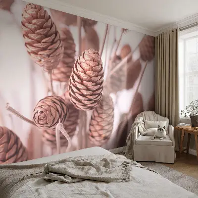 Motivtapete nach Maß mit natürlichem, elegantem Motiv