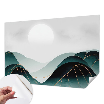 Selbstklebende Fototapete fürs Wohnzimmer Scheinbarer Frieden