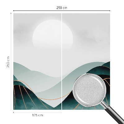 Selbstklebende Fototapete fürs Wohnzimmer Scheinbarer Frieden