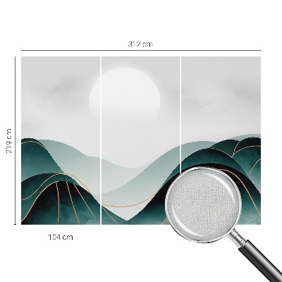 Selbstklebende Fototapete fürs Wohnzimmer Scheinbarer Frieden