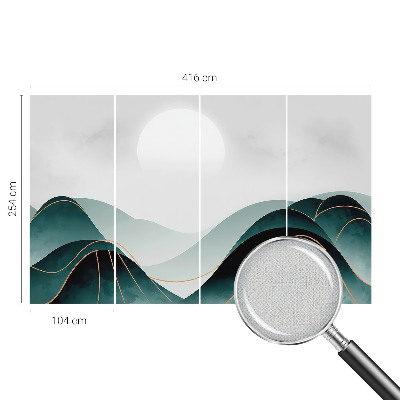 Selbstklebende Fototapete fürs Wohnzimmer Scheinbarer Frieden