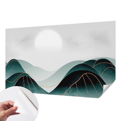 Selbstklebende Fototapete fürs Wohnzimmer Scheinbarer Frieden