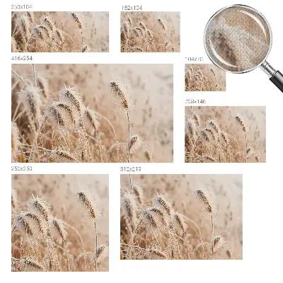 Selbstklebende Fototapete mit Motiv einer winterlichen Landschaft