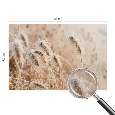 Selbstklebende Fototapete mit Motiv einer winterlichen Landschaft