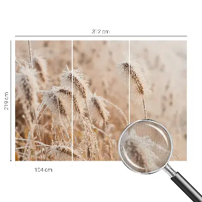 Selbstklebende Fototapete mit Motiv einer winterlichen Landschaft
