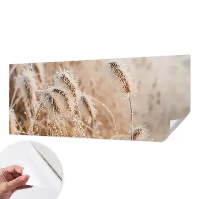 Selbstklebende Fototapete mit Motiv einer winterlichen Landschaft