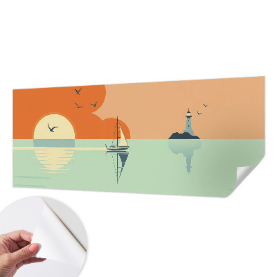 Selbstklebende Fototapete für die Wand mit Meeresmotiv
