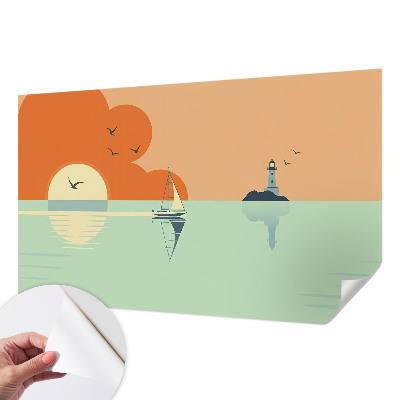 Selbstklebende Fototapete für die Wand mit Meeresmotiv