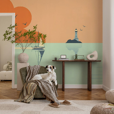 Selbstklebende Fototapete für die Wand mit Meeresmotiv