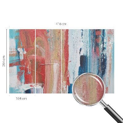 Selbstklebende Fototapete fürs Kinderzimmer Farbenfrohe Abstraktionen