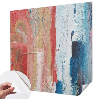 Selbstklebende Fototapete fürs Kinderzimmer Farbenfrohe Abstraktionen