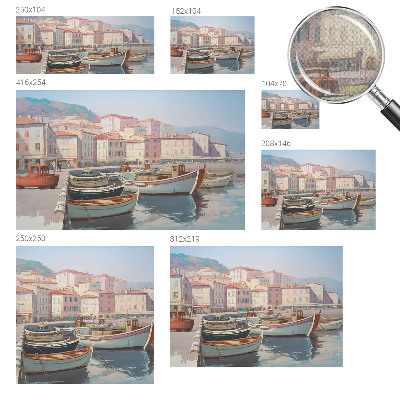 45D-Fototapete mit Motiv „Küstenparadies“