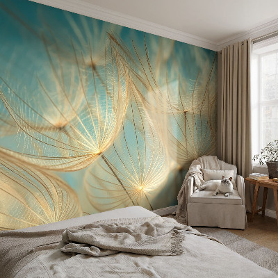 Fototapete in 3D-Optik Ätherische Löwenzahn