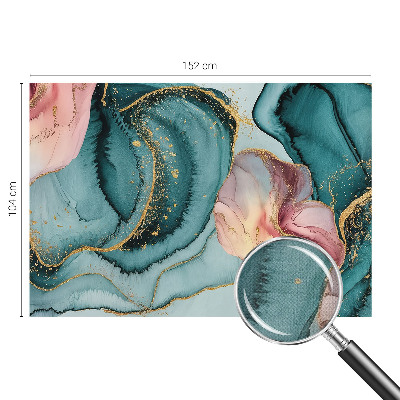 67D-Fototapete fürs Wohnzimmer Künstlerische Wellen