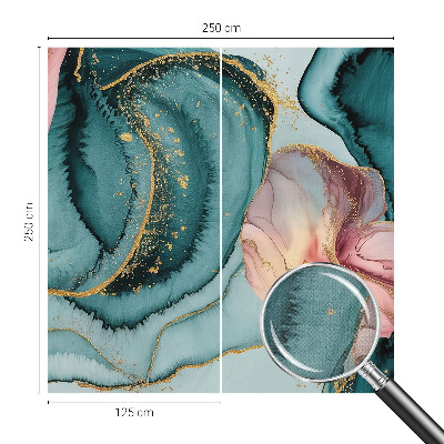 67D-Fototapete fürs Wohnzimmer Künstlerische Wellen