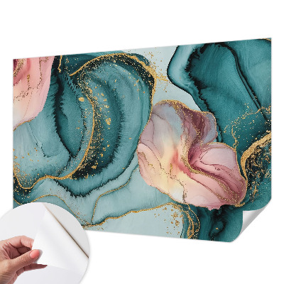 67D-Fototapete fürs Wohnzimmer Künstlerische Wellen