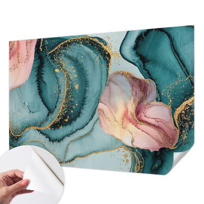 67D-Fototapete fürs Wohnzimmer Künstlerische Wellen