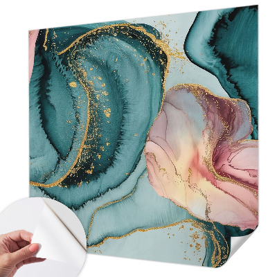 67D-Fototapete fürs Wohnzimmer Künstlerische Wellen