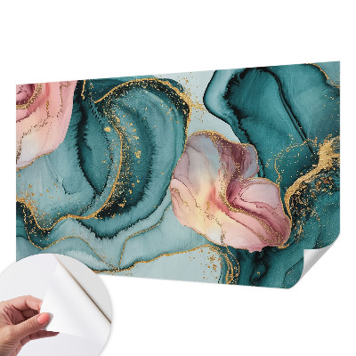 67D-Fototapete fürs Wohnzimmer Künstlerische Wellen