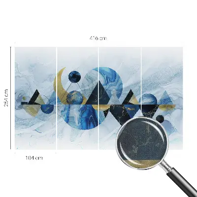67D-Fototapete mit dem Motiv „Kosmische Eleganz“