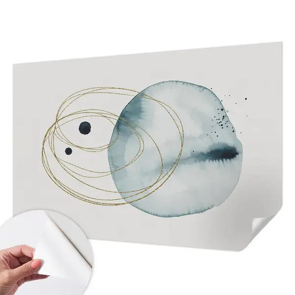 Fototapete in 3D-Optik mit abstraktem Verbindungsmotiv