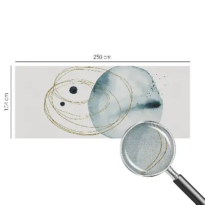 Fototapete in 3D-Optik mit abstraktem Verbindungsmotiv