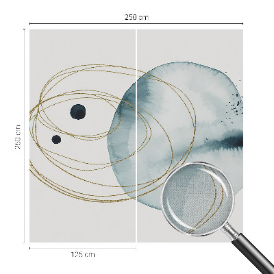 Fototapete in 3D-Optik Abstrakte Verbindung