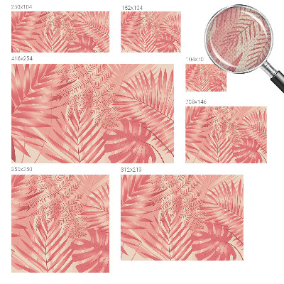 Selbstklebende Fototapete Tropische Blätter