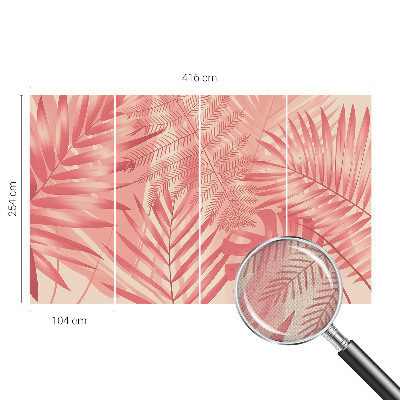 Selbstklebende Fototapete Tropische Blätter