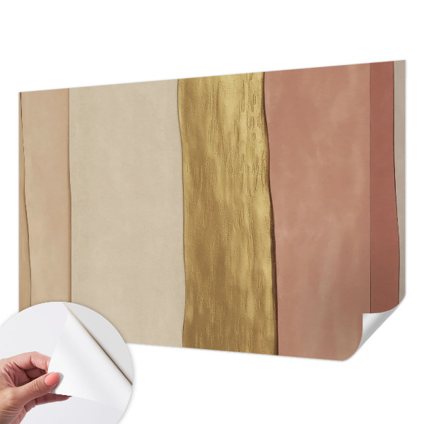 Moderne Fototapete nach Maß Wellenstreifen