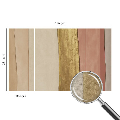 Moderne Fototapete nach Maß Wellenstreifen