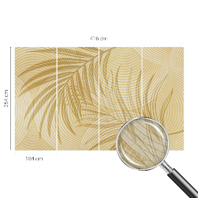 Selbstklebende Fototapete fürs Wohnzimmer Tropische Eleganz