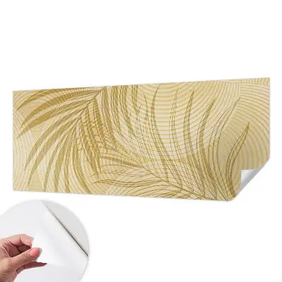 Selbstklebende Fototapete fürs Wohnzimmer mit tropischem Design