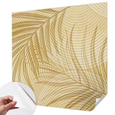 Selbstklebende Fototapete fürs Wohnzimmer Tropische Eleganz