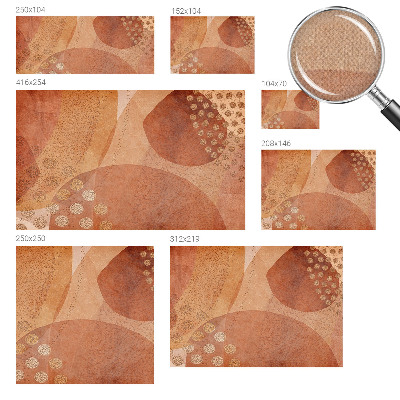 68D-Fototapete Erdige Kompositionen